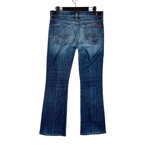 7 For All Mankind Bootcut Jeans Low-Rise Size 26 - Picture 2 of 6